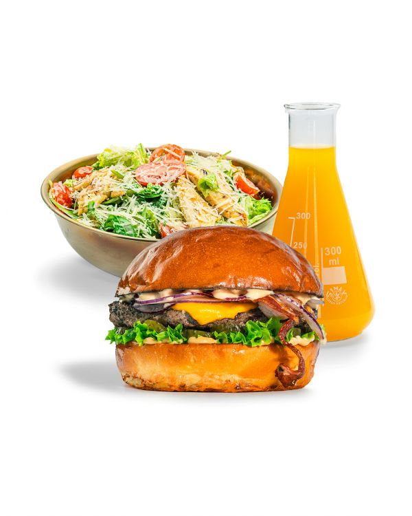2. BURGER & SALAD