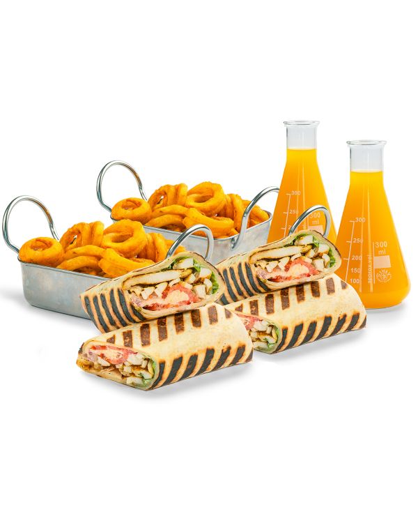 7. CHICKEN WRAP LUNCH FOR 2